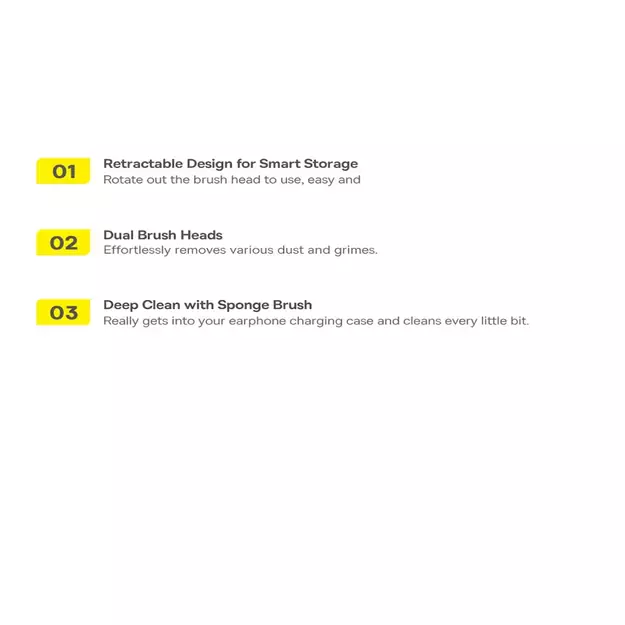 Baseus headphone cleaning brush white (NGBS000002) 20