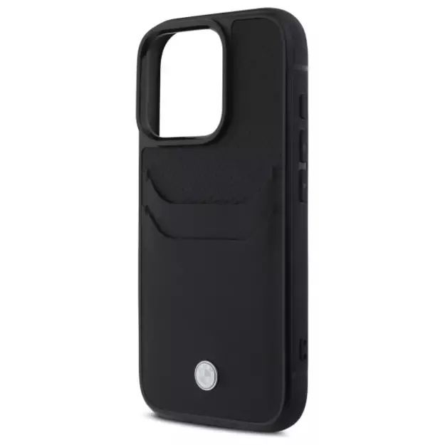 BMW Sign Leather Cardslot Case for iPhone 16 Pro Max - Black 5