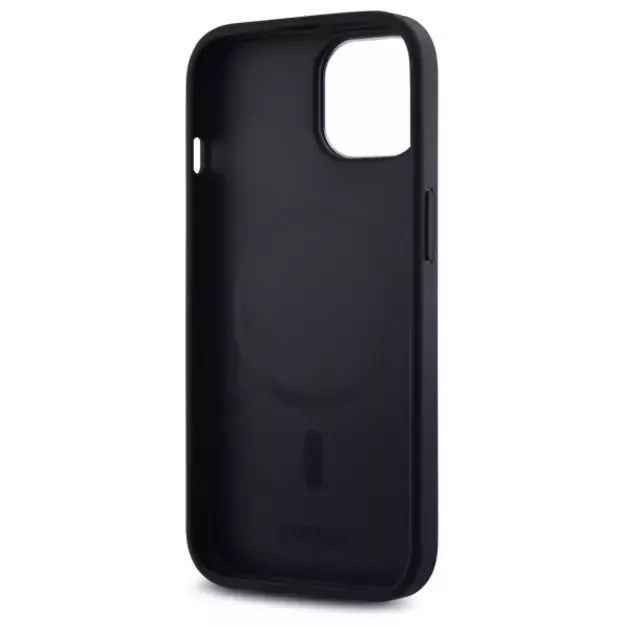 DKNY Plain Logo MagSafe iPhone 14 Case - Black 6