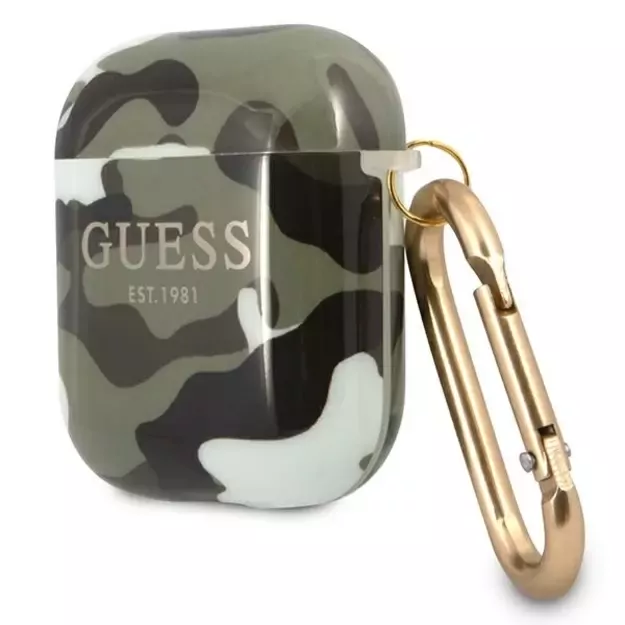 Guess GUA2UCAMA AirPods cover green/khaki Camo Collection 1