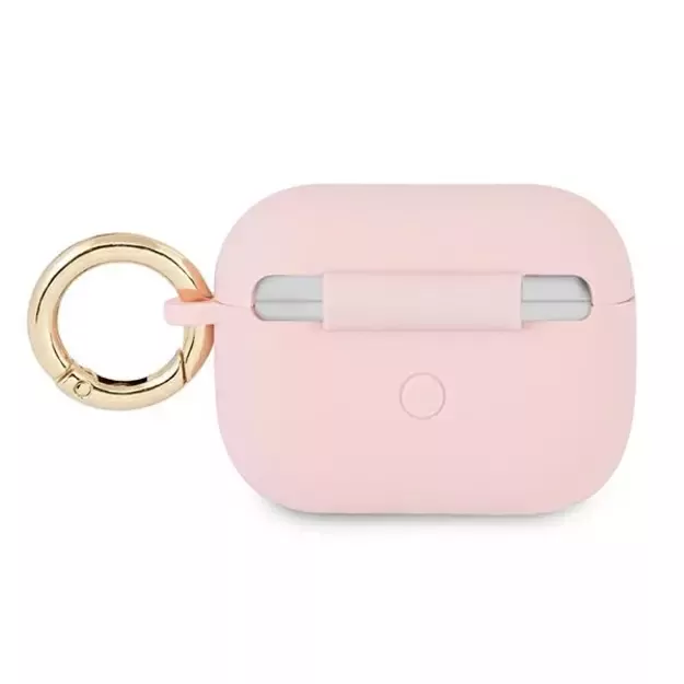 Guess GUAPSSSI AirPods Pro cover pink/pink Silicone Vintage Script 1