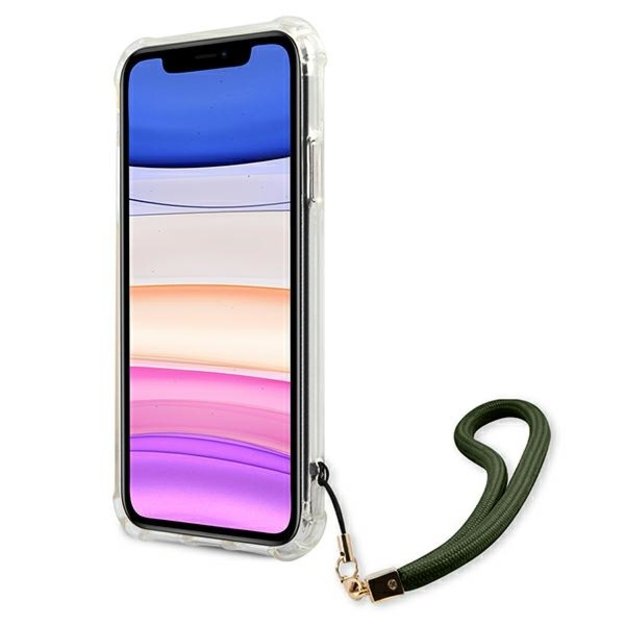 Guess GUHCN61KSARKA iPhone 11 6.1&quot  / Xr green/khaki hardcase Camo Collection 11