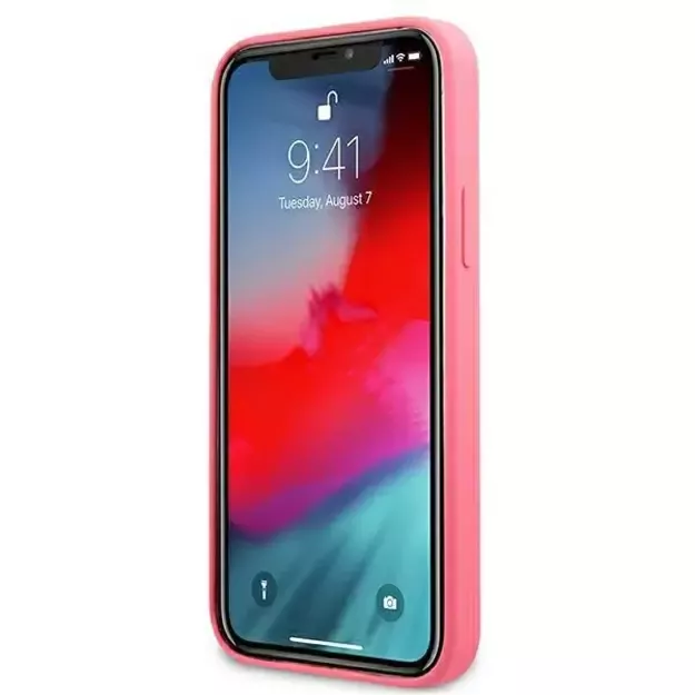 Guess GUHCP12LLSPEFU iPhone 12 Pro Max 6.7&quot  fuchsia/fuchsia hard case Peony Collection 4