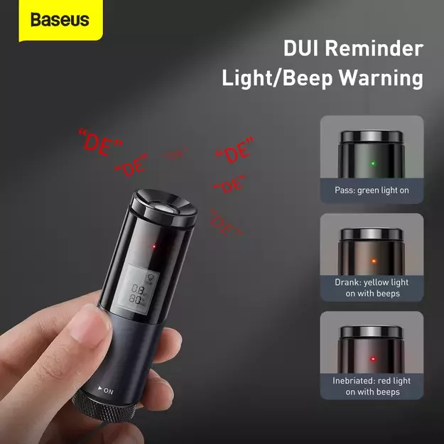 Baseus breathalyzer (CRCX-01) - black 18