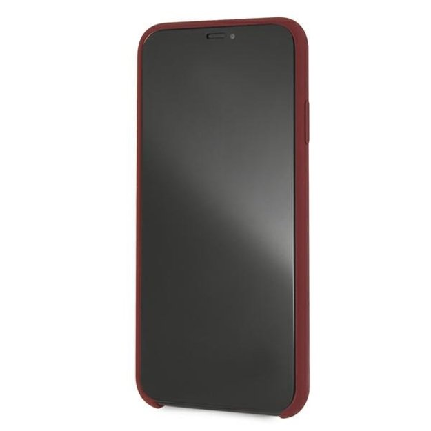 Mercedes MEHCI65SILRE iPhone Xs Max czerwony/red hardcase Silicone Line 11