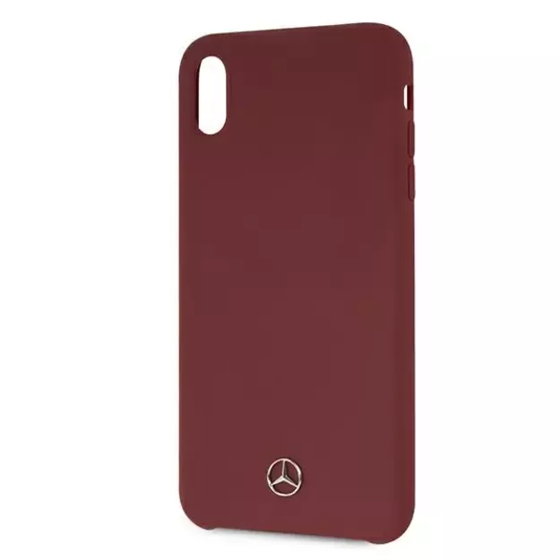 Mercedes MEHCI65SILRE iPhone Xs Max czerwony/red hardcase Silicone Line 2