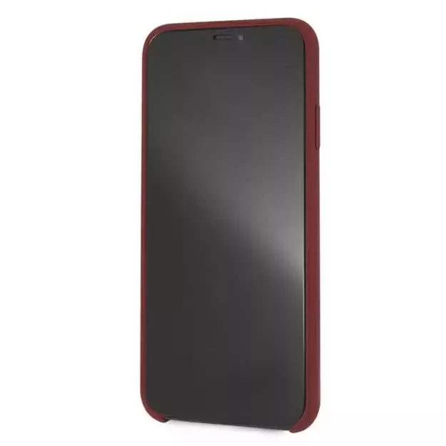 Mercedes MEHCI65SILRE iPhone Xs Max czerwony/red hardcase Silicone Line 5