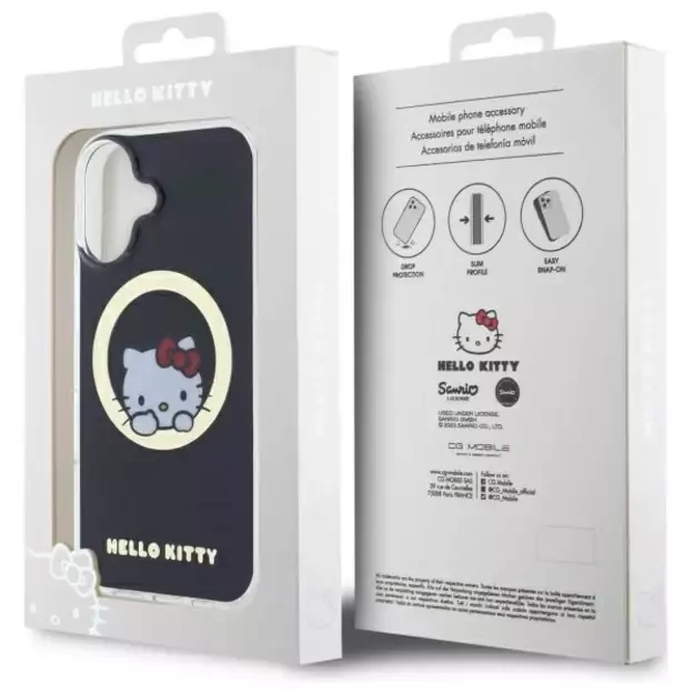 Hello Kitty IML Sweet Kitty Magsafe iPhone 16 Case - Black 7