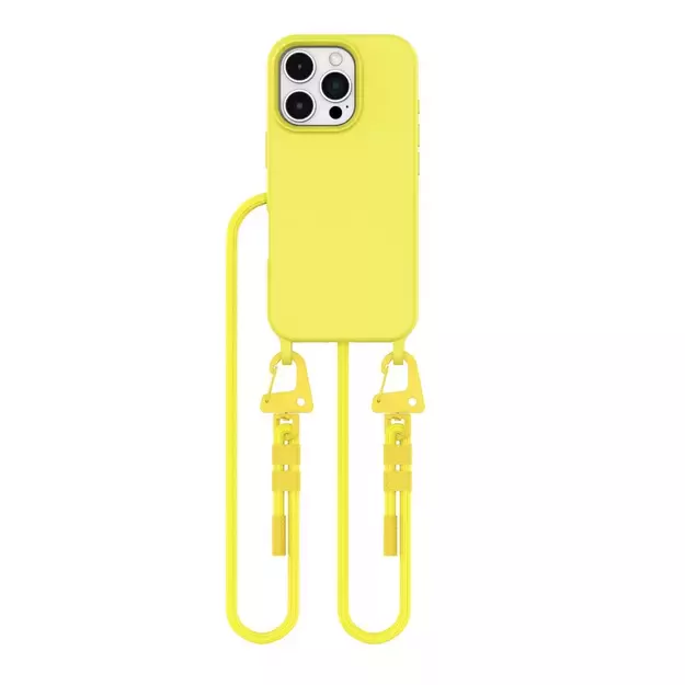 Tech-Protect MagNecklace MagSafe Case with Lanyard for iPhone 16 Pro Max - Yellow 10