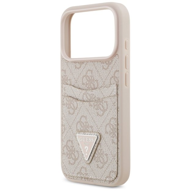 Guess 4G Nauble Card Triangle Case for iPhone 17 Pro - Pink 5