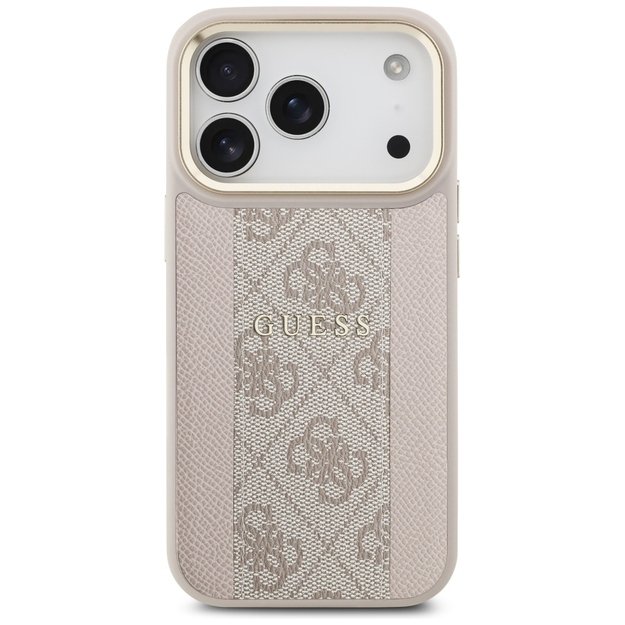 Guess 4G Stripe MagSafe Case for iPhone 17 Pro - Pink 2
