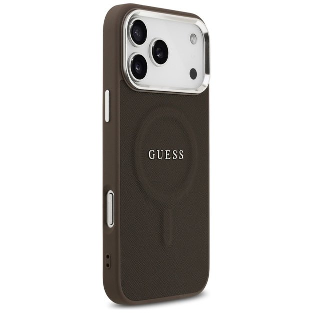 Guess Classic Logo MagSafe Case for iPhone 17 Pro - Brown 6