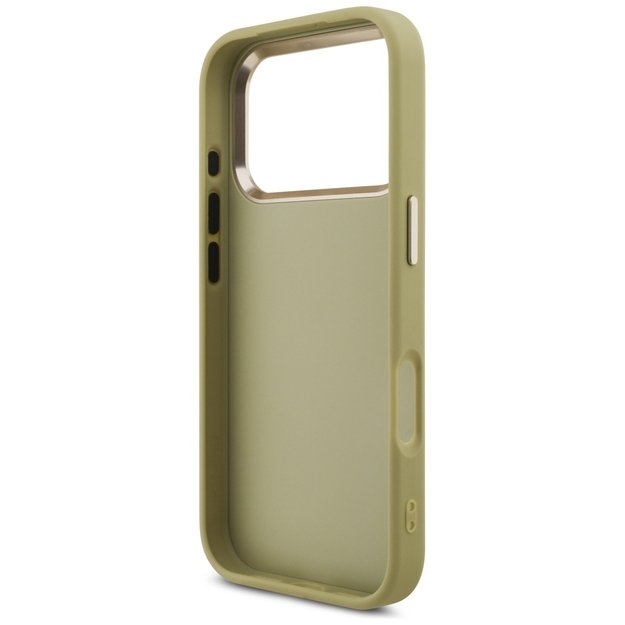 Guess Fixed Glitter Big 4G Metal Frame case for iPhone 17 Pro - gold 6