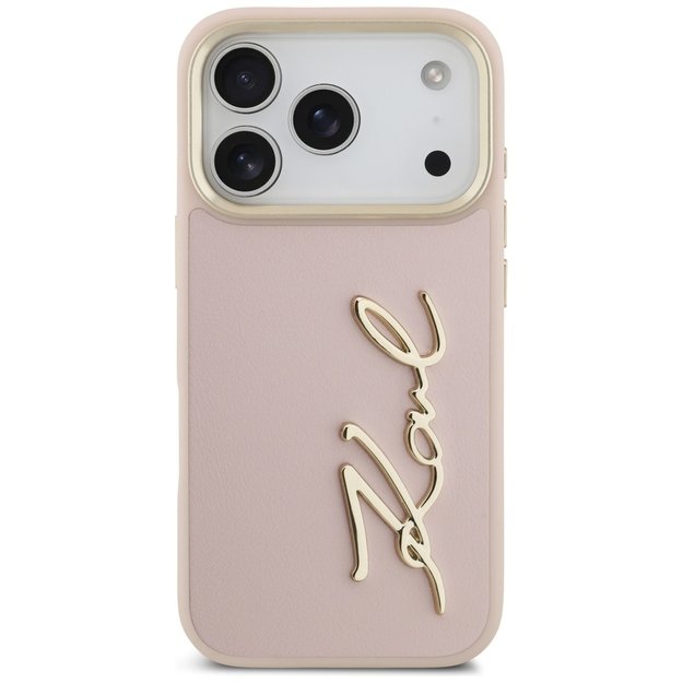 Karl Lagerfeld Karl Script Logo iPhone 17 Pro Case - Pink 2