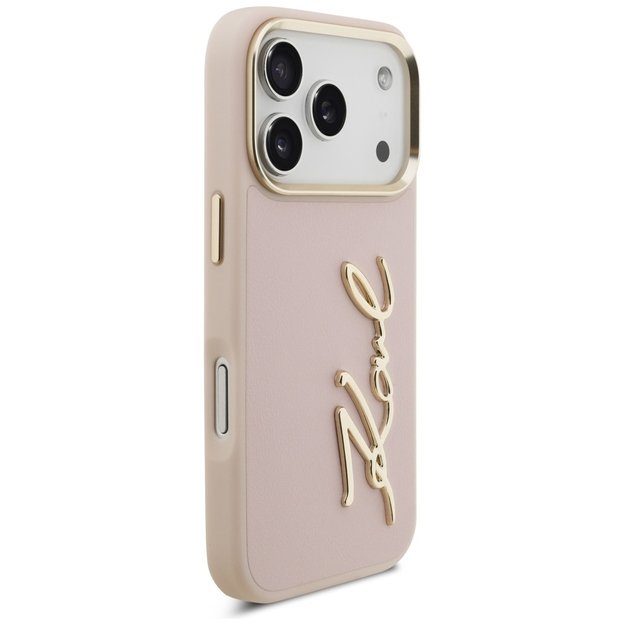 Karl Lagerfeld Karl Script Logo iPhone 17 Pro Case - Pink 3