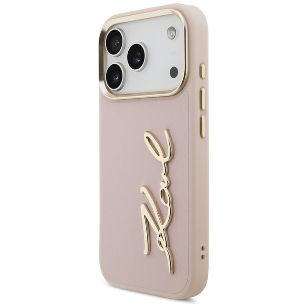 Karl Lagerfeld Karl Script Logo iPhone 17 Pro Case - Pink 1