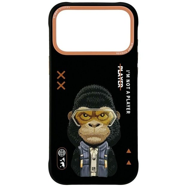 Nimmy Cool&amp Cute 2.0 Gorilla Case for iPhone 17 Pro Max - Black
