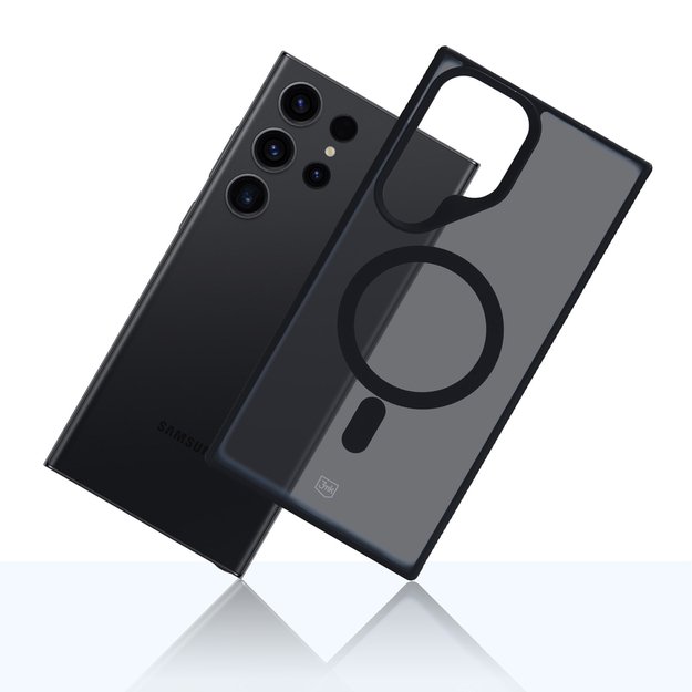 3mk Smoke MagCase with MagSafe for Samsung Galaxy S24 Ultra - semi-transparent 11