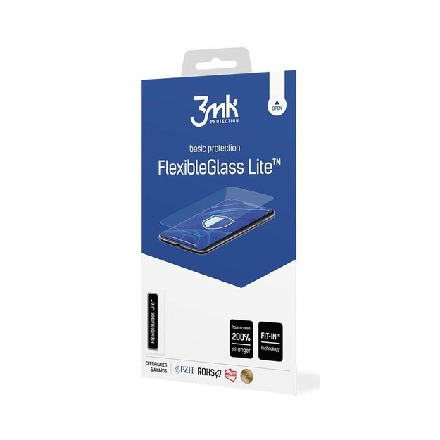 Tempered glass 3mk FlexibleGlass Lite for iPhone 16 Plus 1