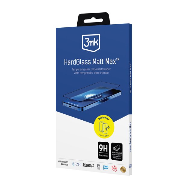 Matte tempered glass 3mk HardGlass Matt Max for Samsung Galaxy S24+ 11