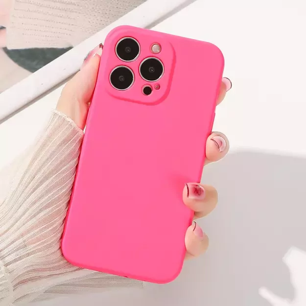 Silicone case iPhone 14 Plus silicone case fuchsia 9