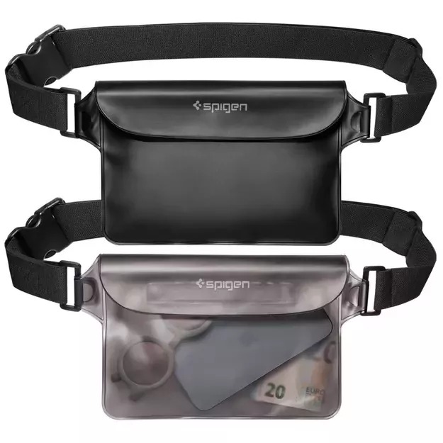 Spigen Aqua Shield A620 Waterproof Hip Bag IPX8 - Black 2 pcs. 24