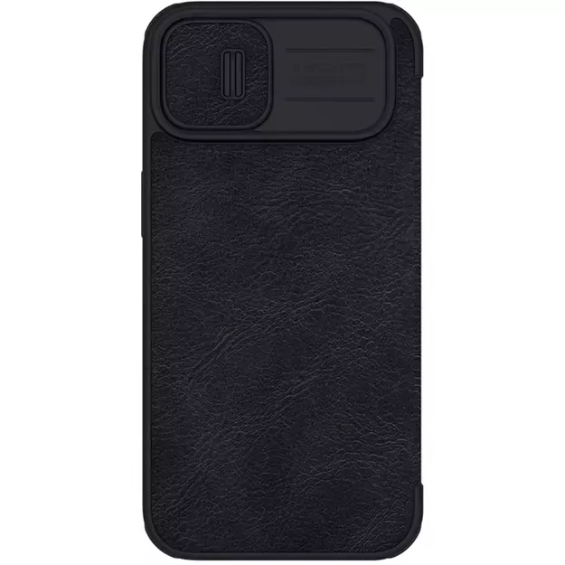 Nillkin Qin Leather Pro Case iPhone 14 Plus Camera Cover Holster Cover Flip Case Black 22