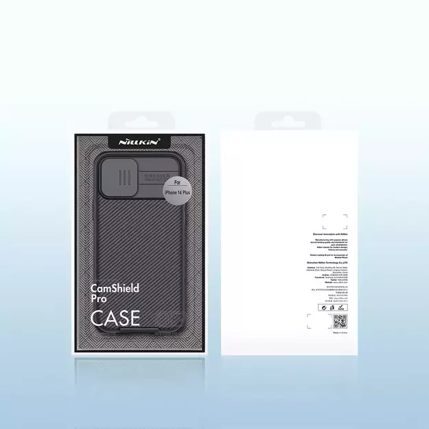 Nillkin CamShield Pro Magnetic Case iPhone 14 Plus Cover Camera Protector Black (with MagSafe) 4