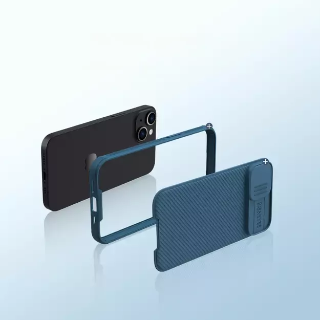 Nillkin CamShield Pro Magnetic Case iPhone 14 Plus Cover Camera Protector Black (with MagSafe) 11