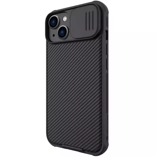 Nillkin CamShield Pro Magnetic Case iPhone 14 Plus Cover Camera Protector Black (with MagSafe) 1