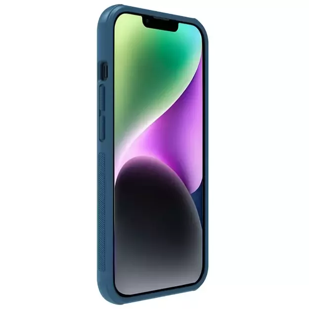 Nillkin Super Frosted Shield Pro Magnetic Case for iPhone 14 Plus with MagSafe magnetic blue 14