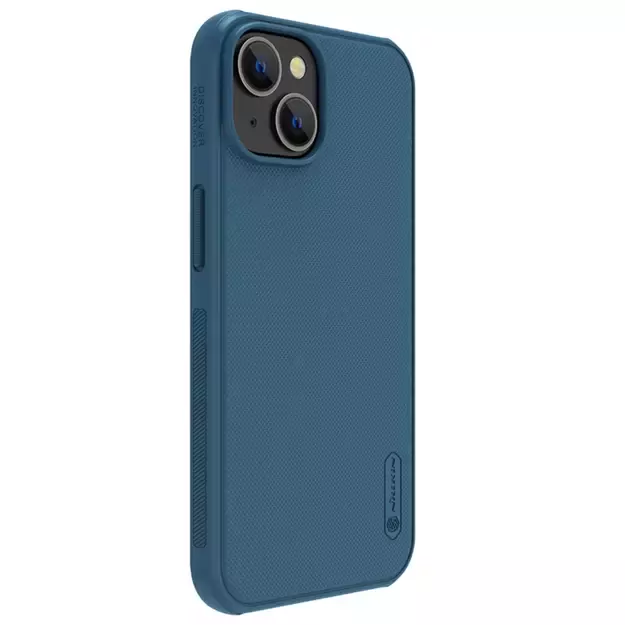 Nillkin Super Frosted Shield Pro Magnetic Case for iPhone 14 Plus with MagSafe magnetic blue 16