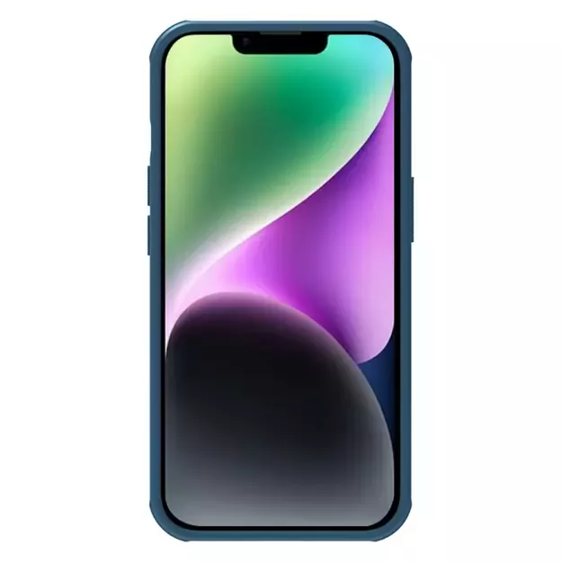 Nillkin Super Frosted Shield Pro Magnetic Case for iPhone 14 Plus with MagSafe magnetic blue 13