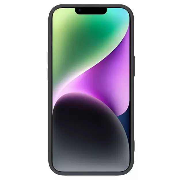 Nillkin CamShield Silky Silicone Case iPhone 14 Plus Case with Camera Protector Black 6