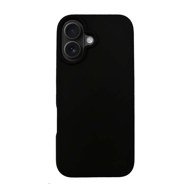 3mk Silicone Case for iPhone 16 - Black 2