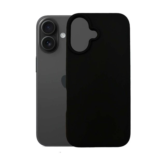 3mk Silicone Case for iPhone 16 - Black 4