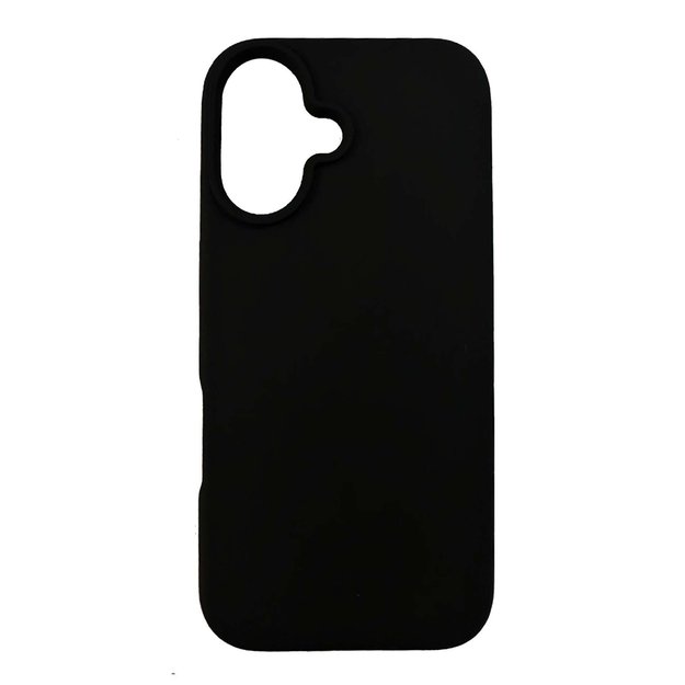 3mk Silicone Case for iPhone 16 - Black 1
