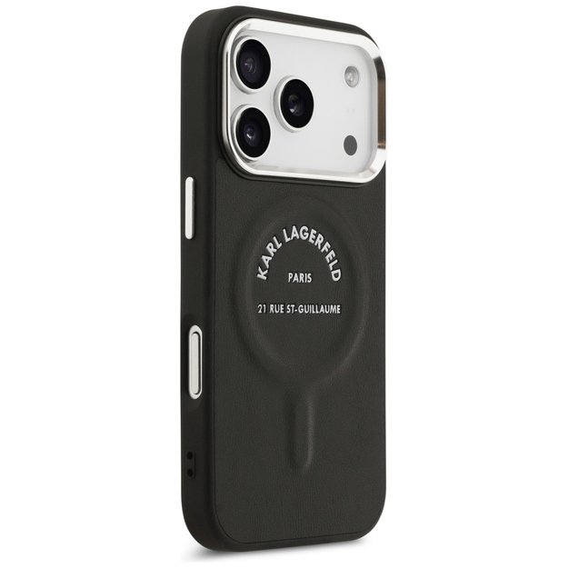 Karl Lagerfeld Karl RSG Logo MagSafe Case for iPhone 17 Pro Max - Black 3