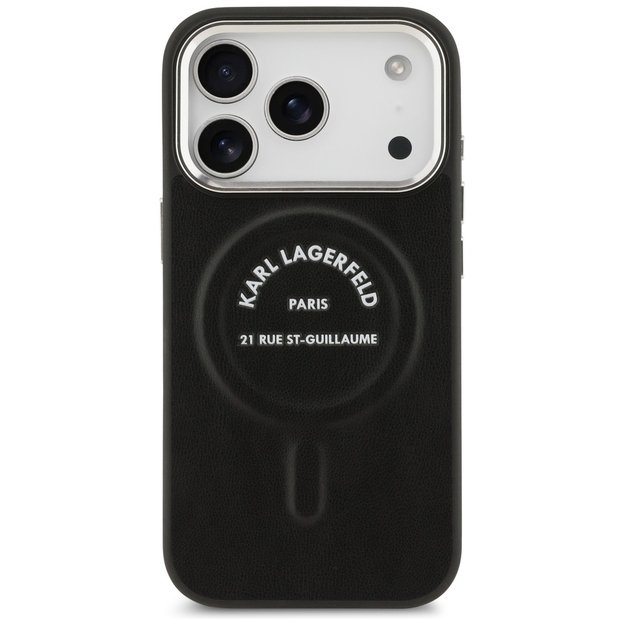 Karl Lagerfeld Karl RSG Logo MagSafe Case for iPhone 17 Pro Max - Black 2