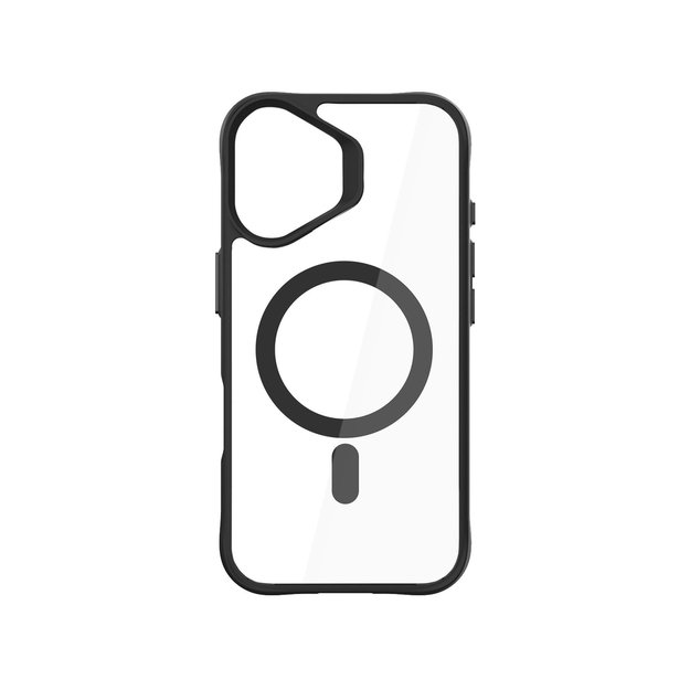 3mk Satin Armor MagCase with MagSafe for iPhone 16 Plus - Clear with Black Frame 7