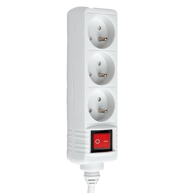 Hama Standard 3-socket power strip 1.5m - white 3