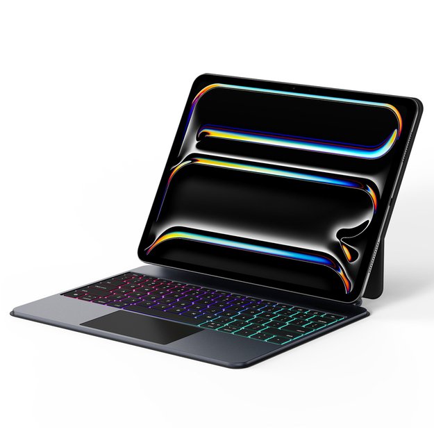 Etui z klawiaturą Dux Ducis (MK series) na iPad Pro 13  (2024) - czarne