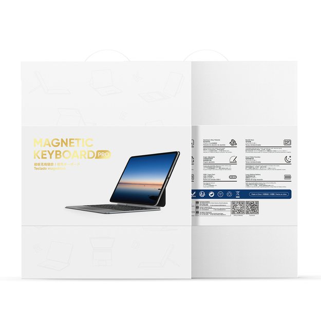 Etui z klawiaturą Dux Ducis (MK series) na iPad Pro 13  (2024) - czarne 11