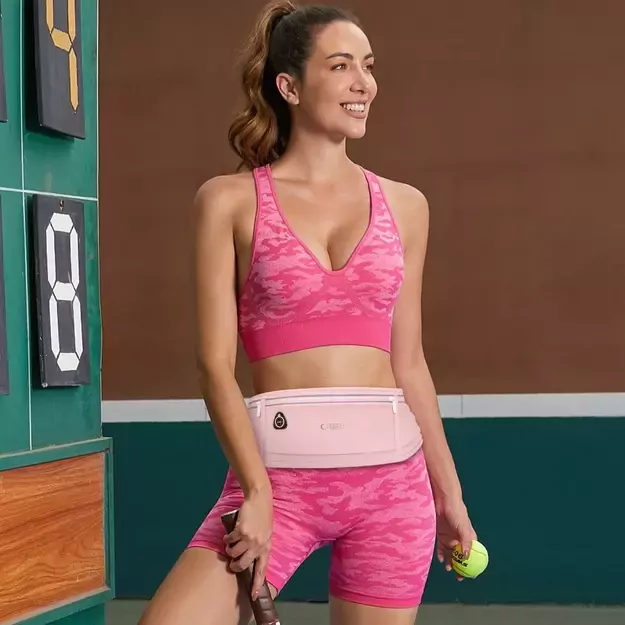 Tech-Protect M3 Universal Sport Waist Bag - Pink 15