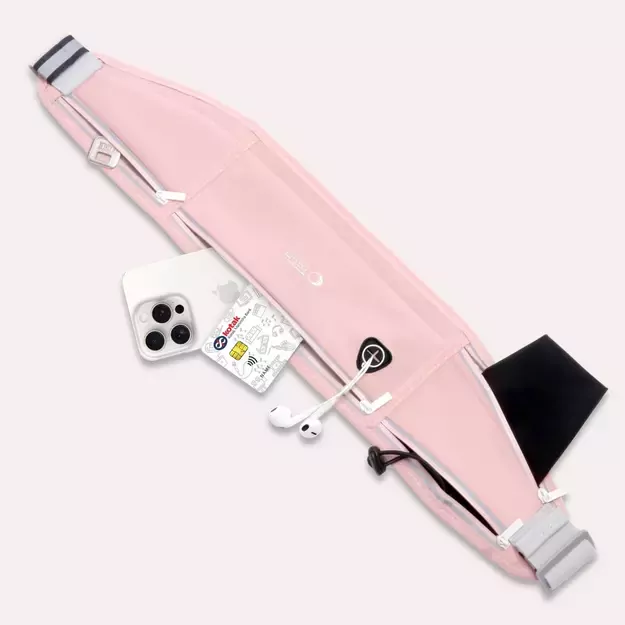 Tech-Protect M3 Universal Sport Waist Bag - Pink 10