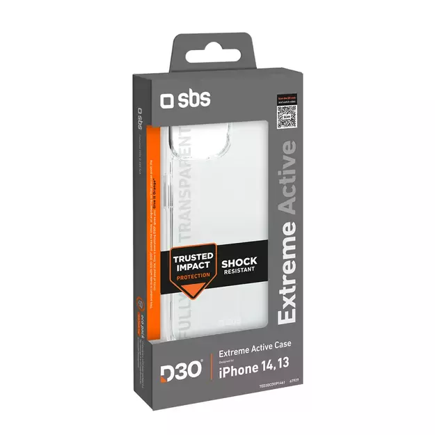 SBS D3O Case for iPhone 14 / 13 - Transparent 6