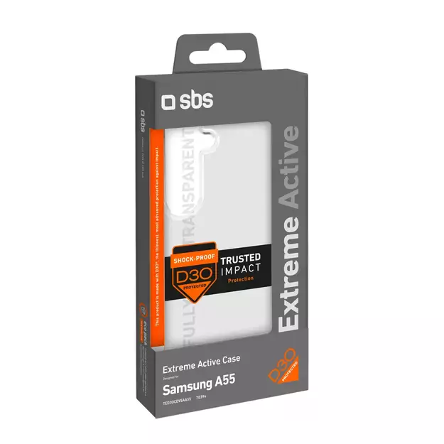 SBS D3O Case for Samsung Galaxy A55 - Transparent 6