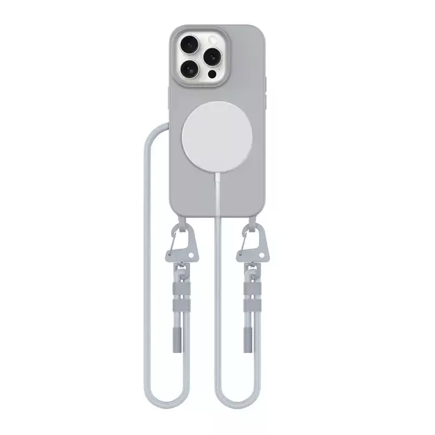 Tech-Protect MagNecklace MagSafe iPhone 15 Pro Case - Gray
