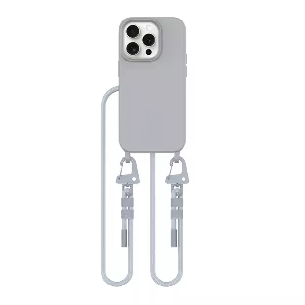 Tech-Protect MagNecklace MagSafe iPhone 15 Pro Case - Gray 1