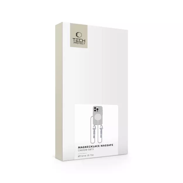 Tech-Protect MagNecklace MagSafe iPhone 15 Pro Case - Gray 4